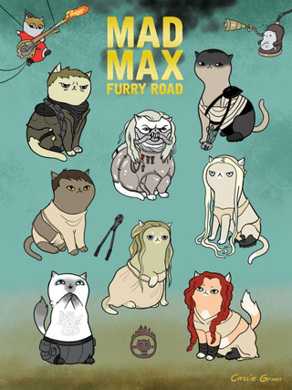 Illustration for article titled Artist crafts feline tributes to pop culture